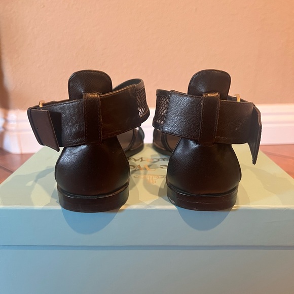 Vivienne Westwood Esther Black Mesh Sandals - Picture 6 of 12